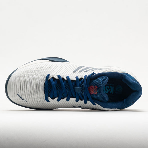 K-Swiss Hypercourt Express 2 Men's Blanc de Blanc/Blue Opal/Lollipop