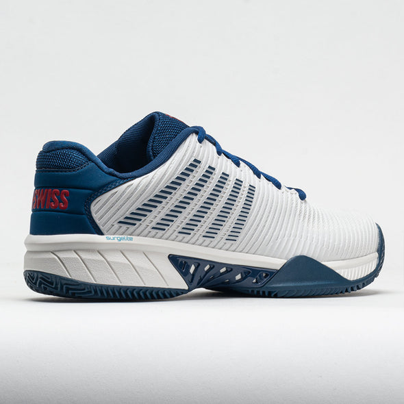 K-Swiss Hypercourt Express 2 Clay Men's Blanc De Blanc/Blue Opal/Lolli