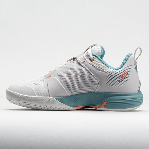 K-Swiss Ultrashot Team Women's Blanc De Blanc/Nile Blue/Desert Flower