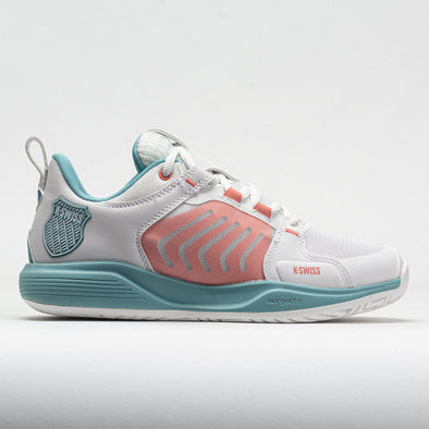 K-Swiss Ultrashot Team Women's Blanc De Blanc/Nile Blue/Desert Flower