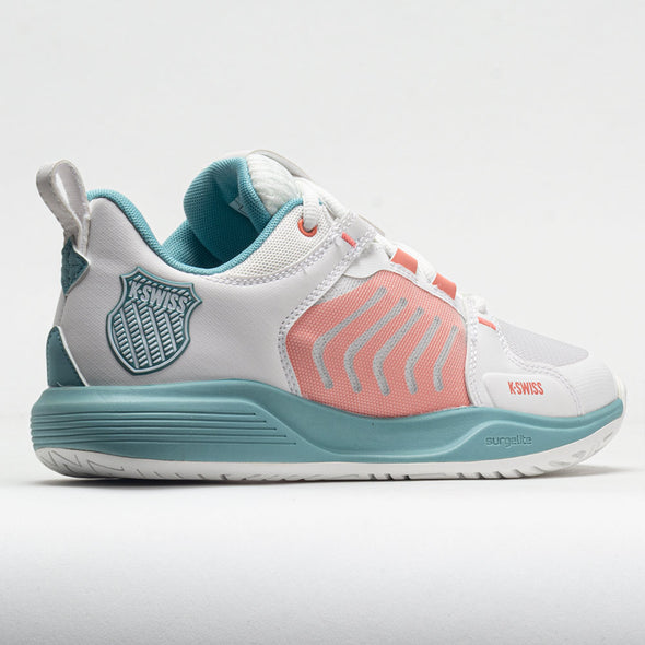 K-Swiss Ultrashot Team Women's Blanc De Blanc/Nile Blue/Desert Flower