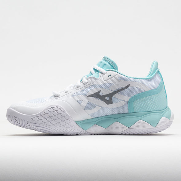 Mizuno Wave Enforce Tour AC Women's White/Tanager Turquoise