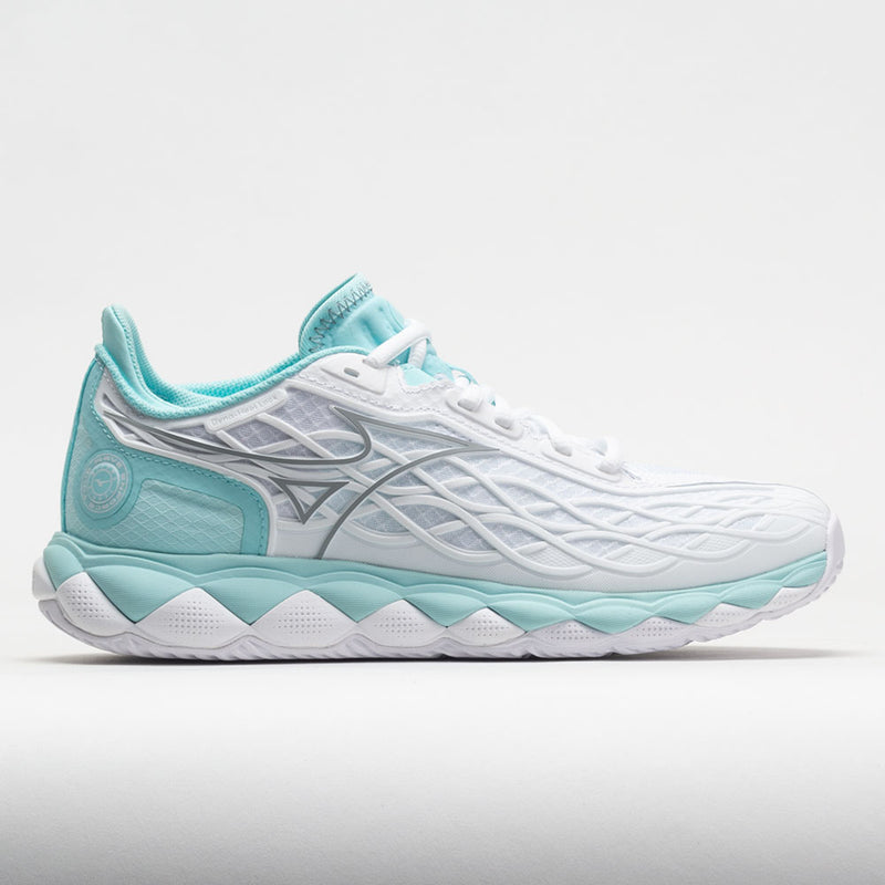 Mizuno Wave Enforce Tour AC Women's White/Tanager Turquoise