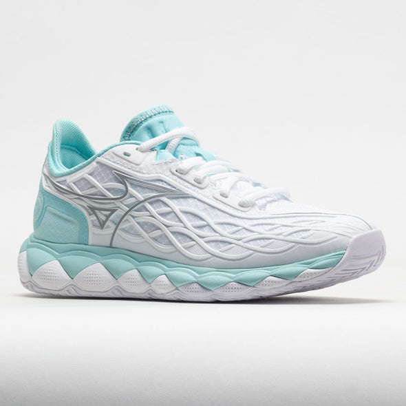 Mizuno Wave Enforce Tour AC Women's White/Tanager Turquoise