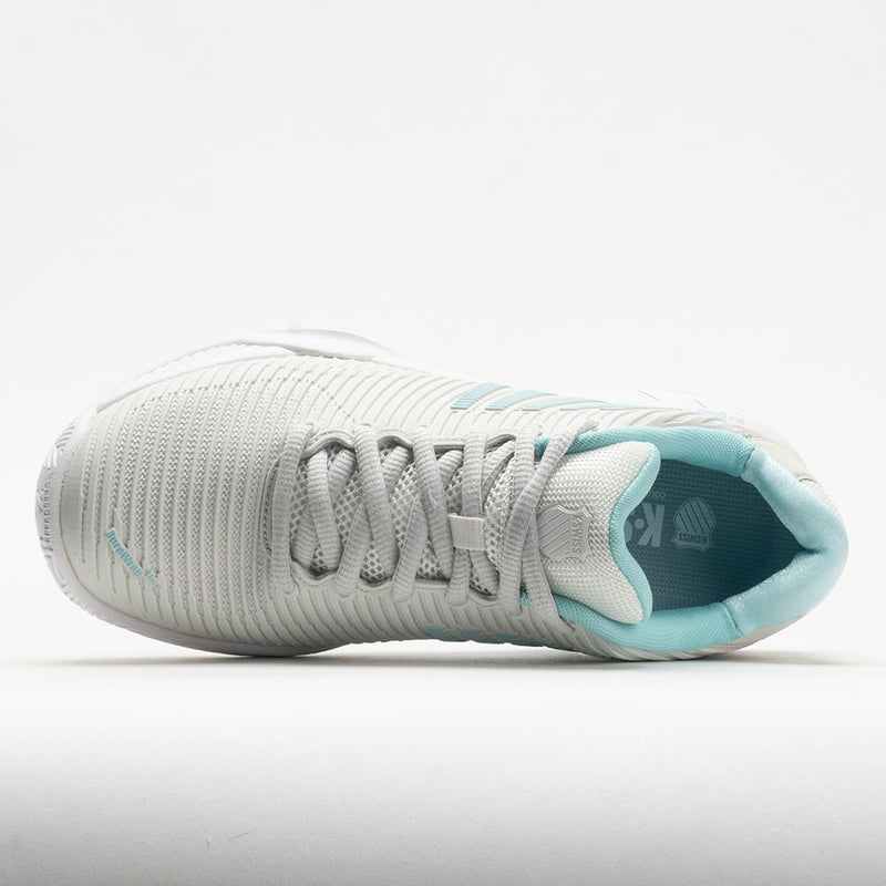 K-Swiss Hypercourt Express 2 Women's Vaporous Gray/White/Blue Glow