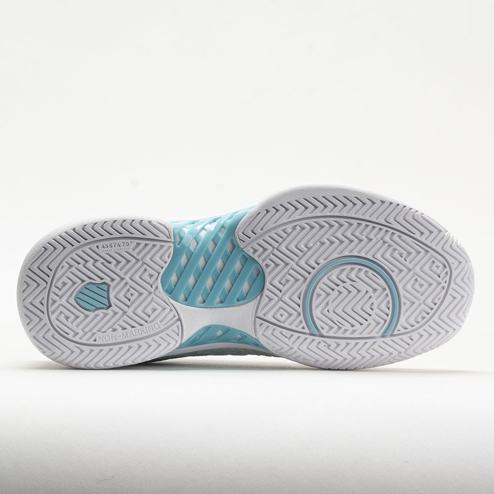 K-Swiss Hypercourt Express 2 Women's Vaporous Gray/White/Blue Glow