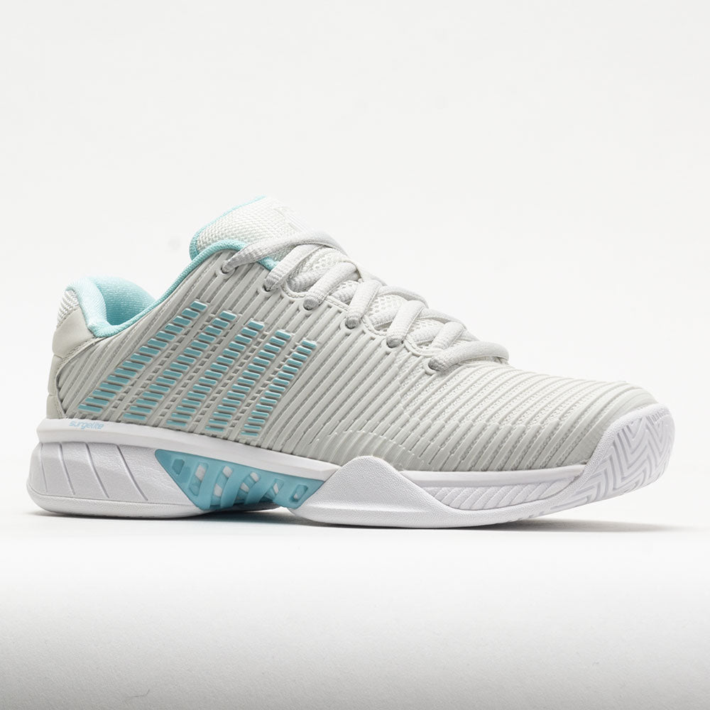 K-Swiss Hypercourt Express 2 Women's Vaporous Gray/White/Blue Glow