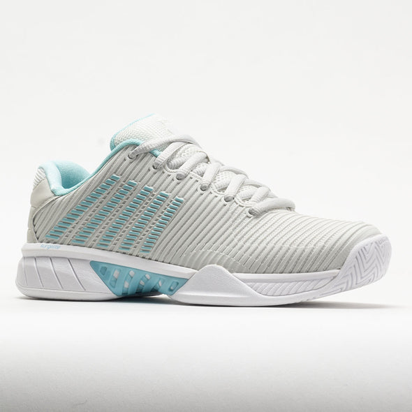 K-Swiss Hypercourt Express 2 Women's Vaporous Gray/White/Blue Glow