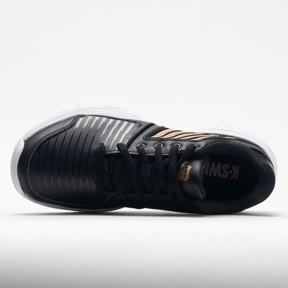 K-Swiss Court Express Women's Black/White/Rose Gold