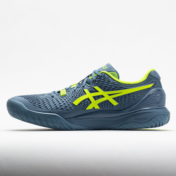 ASICS GEL-Resolution 9 Men's Steel Blue/Hazard Green