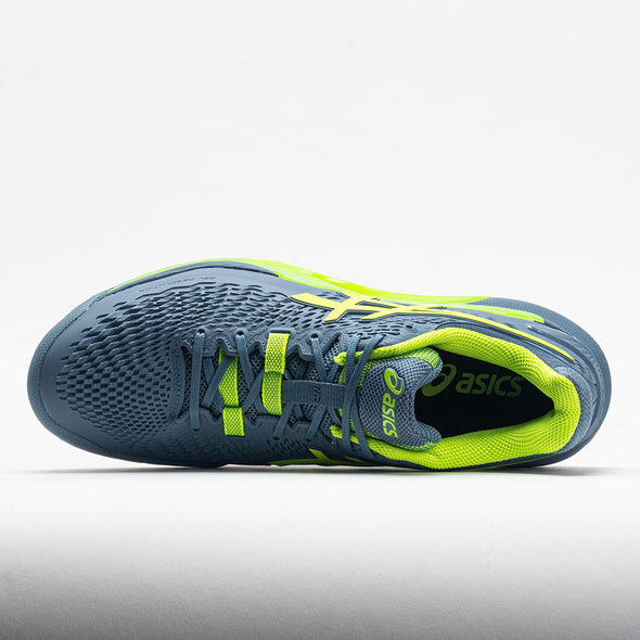 ASICS GEL-Resolution 9 Men's Steel Blue/Hazard Green