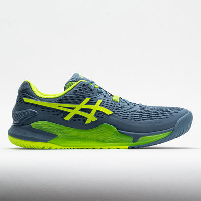 ASICS GEL-Resolution 9 Men's Steel Blue/Hazard Green