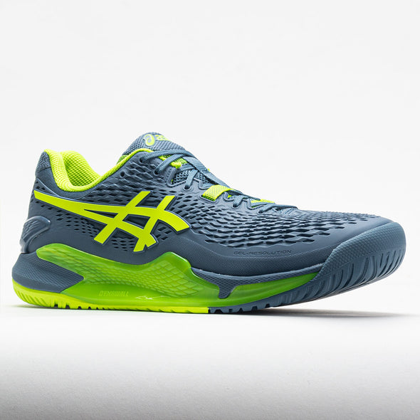 ASICS GEL-Resolution 9 Men's Steel Blue/Hazard Green