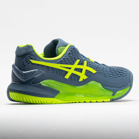 ASICS GEL-Resolution 9 Men's Steel Blue/Hazard Green