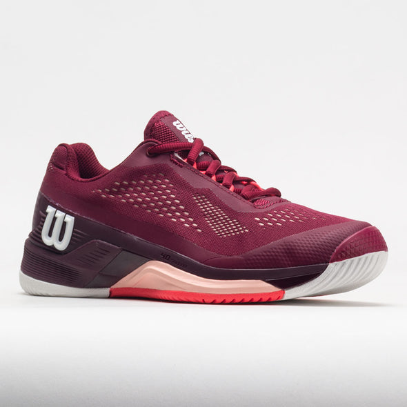 Wilson Rush Pro 4.0 Women's Beet Red/White/Tropical Peach