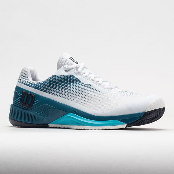 Wilson Rush Pro 4.0 Clay Men's White/Blue Coral/Blue Atoll