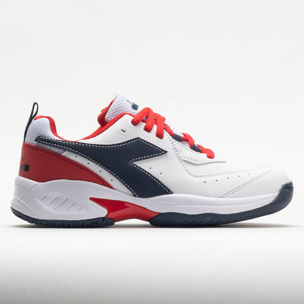 Diadora Challenge 5 SL Junior White/Blue Corsair/Fiery Red