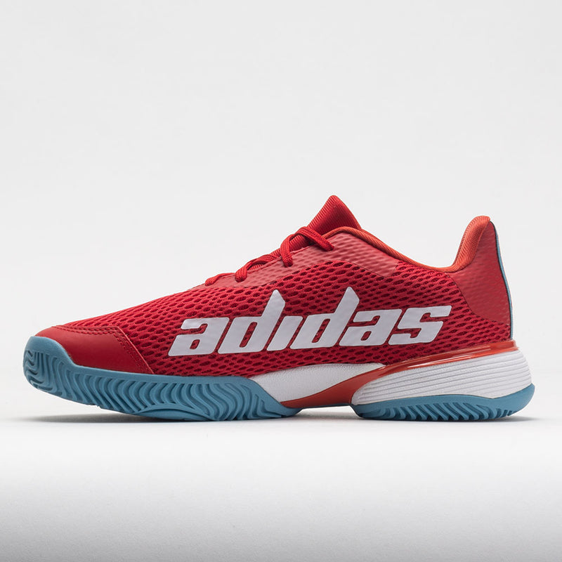 adidas Barricade Junior Better Scarlet/White/Preloved Red