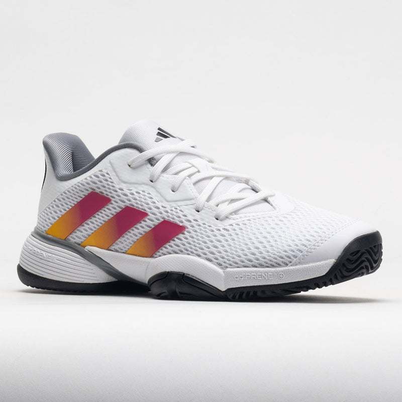 adidas Barricade Junior White/Solar Gold/Lucid Fuchsia