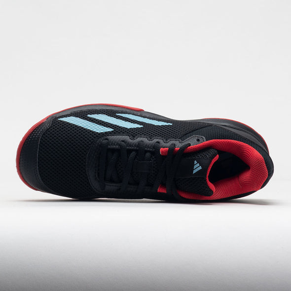 adidas CourtFlash Junior Black/Preloved Blue/Better Scarlet