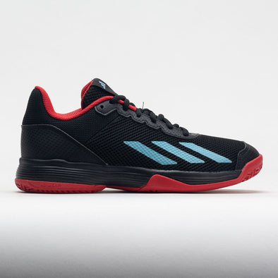 adidas CourtFlash Junior Black/Preloved Blue/Better Scarlet