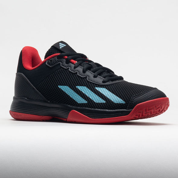 adidas CourtFlash Junior Black/Preloved Blue/Better Scarlet