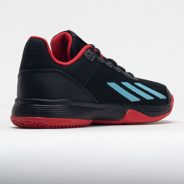 adidas CourtFlash Junior Black/Preloved Blue/Better Scarlet