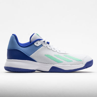 adidas CourtFlash Junior White/Pulse Mint/Lucid Blue