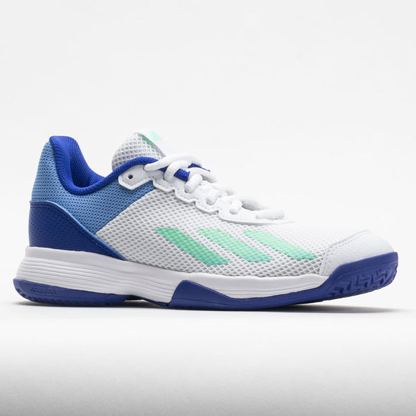 adidas CourtFlash Junior White/Pulse Mint/Lucid Blue