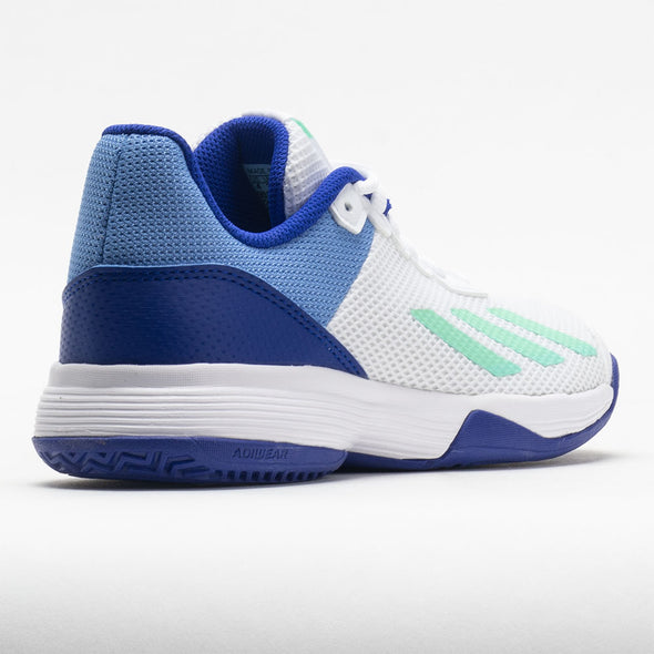 adidas CourtFlash Junior White/Pulse Mint/Lucid Blue
