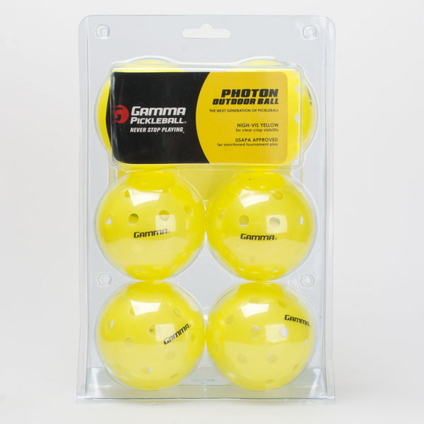 Gamma Photon Outdoor Pickleball 6 Pack