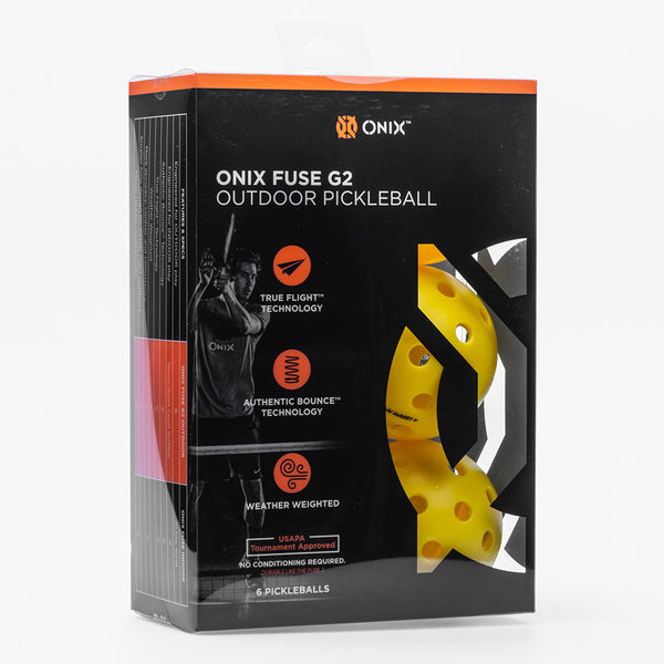 Onix Fuse G2 Outdoor Pickleball 6 Pack