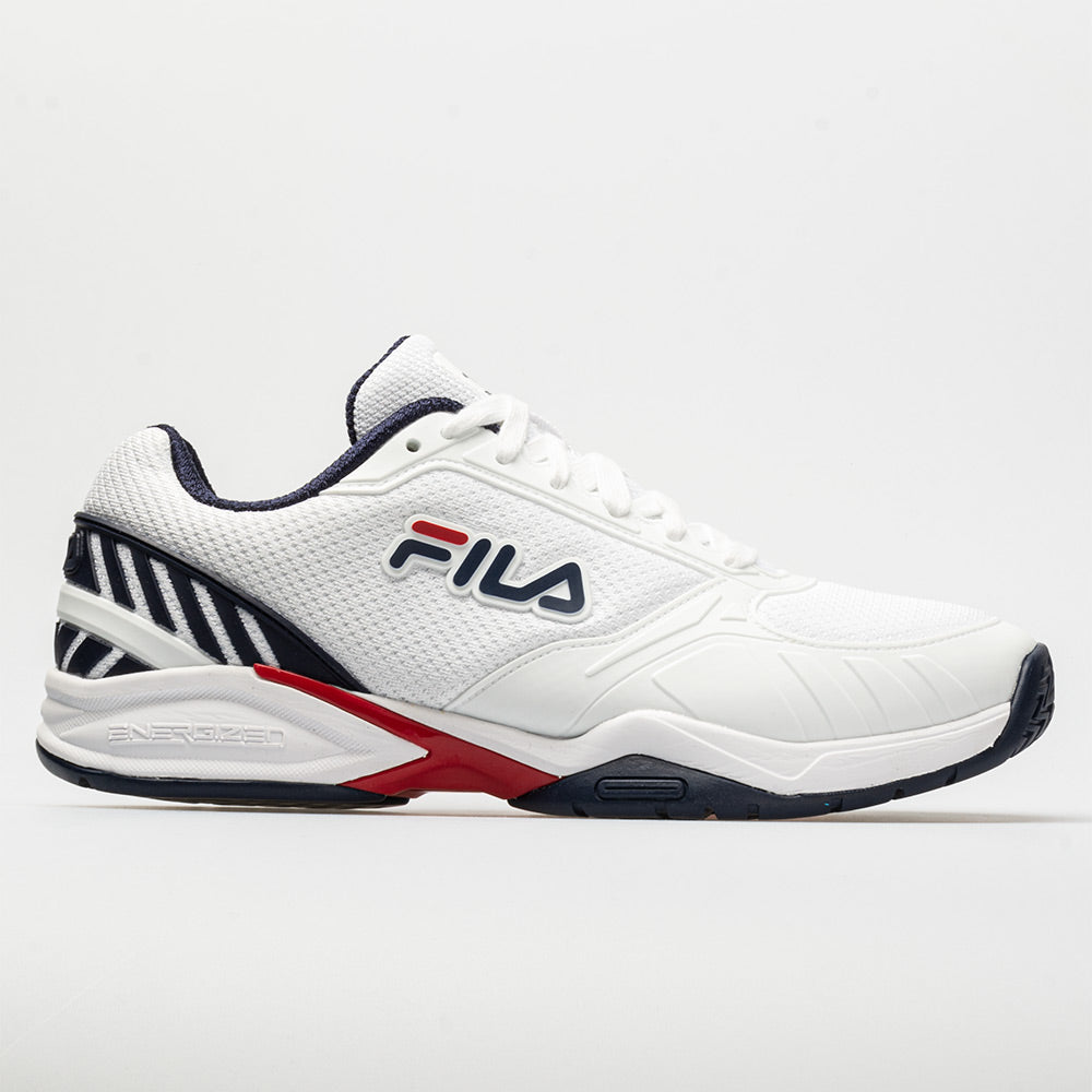 Fila Volley Burst Womens Pickleball Shoe - White/Scuba Blue