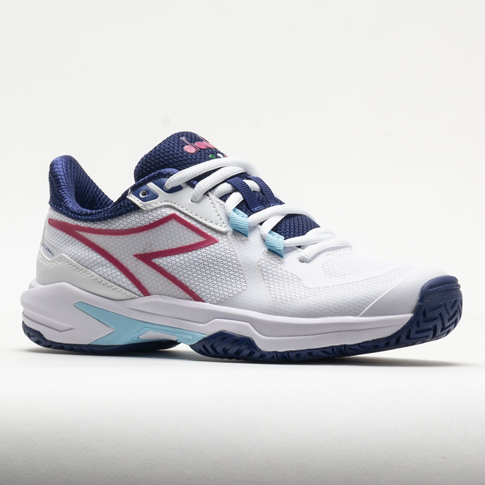 Diadora Trofeo 2 AG Pickleball Women's White/Blueprint/Pink Yarrow