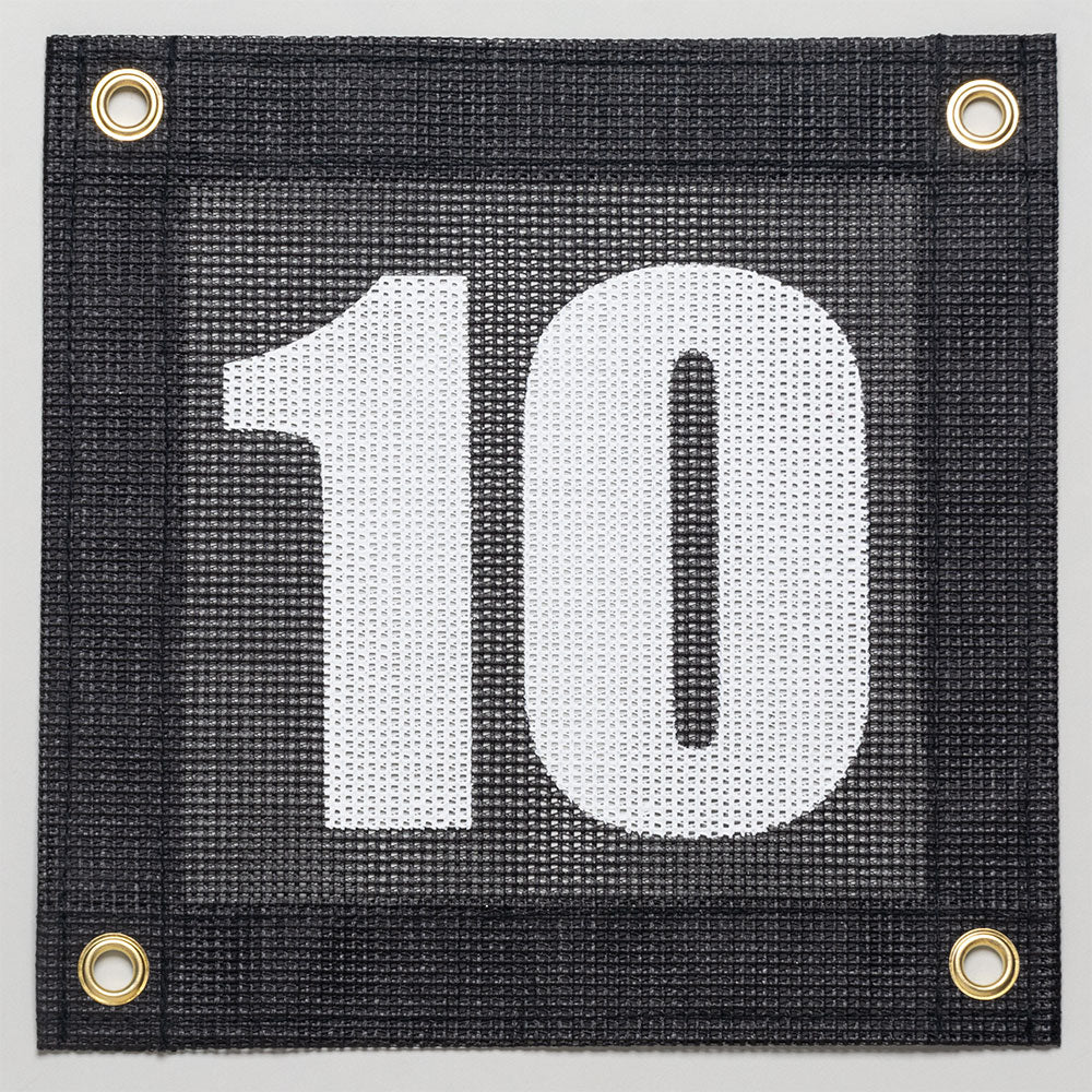 Tennis Court Numbers - Mesh