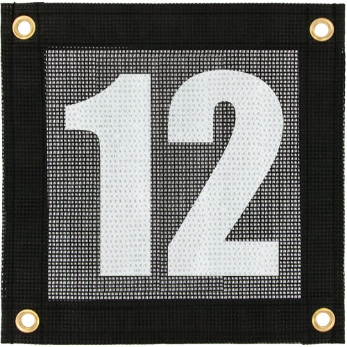 Tennis Court Numbers - Mesh