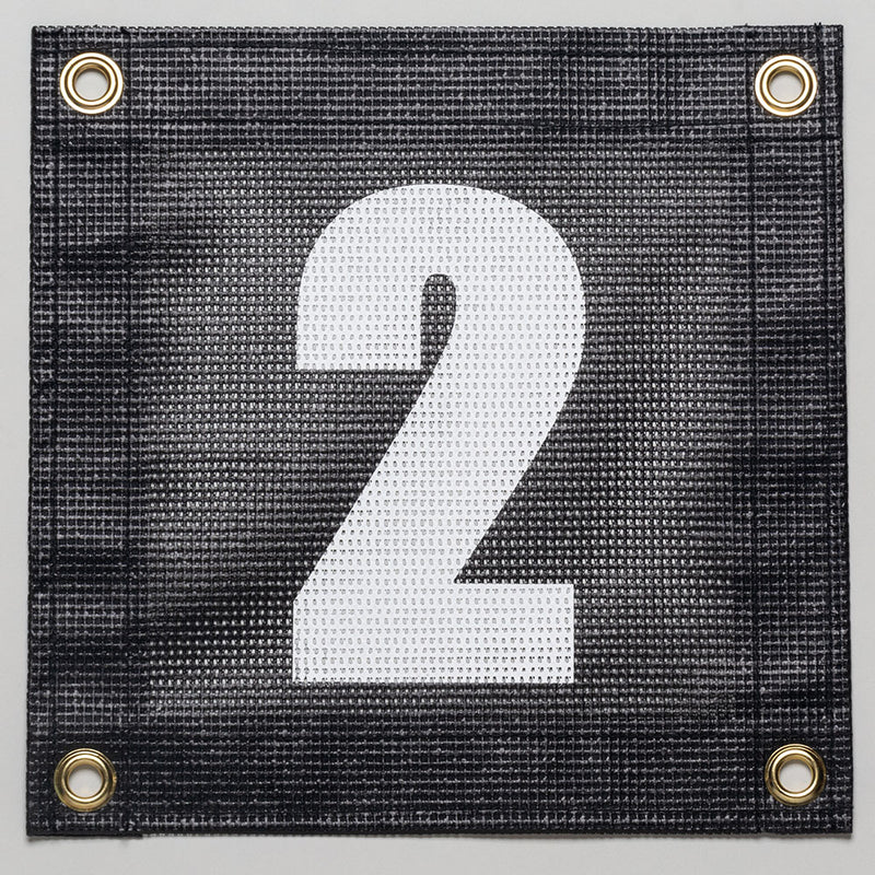 Tennis Court Numbers - Mesh