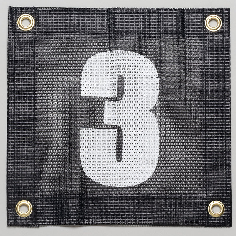 Tennis Court Numbers - Mesh