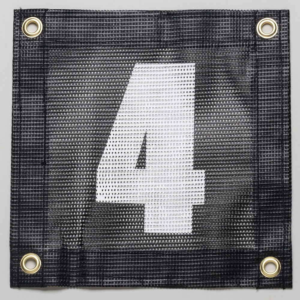 Tennis Court Numbers - Mesh