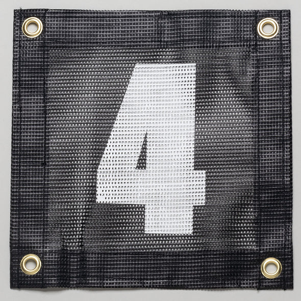 Tennis Court Numbers - Mesh