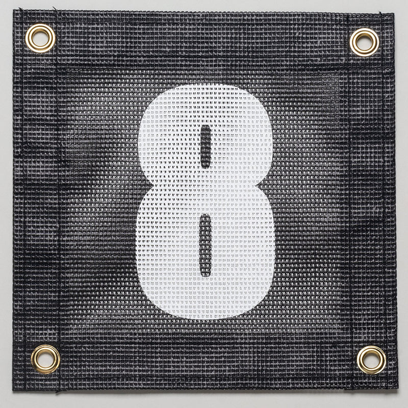 Tennis Court Numbers - Mesh