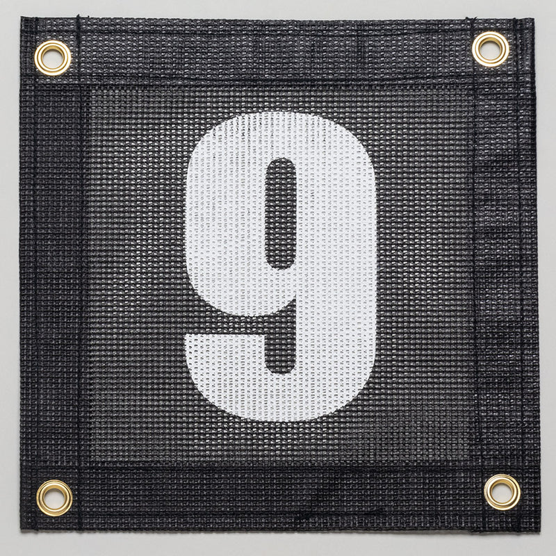 Tennis Court Numbers - Mesh