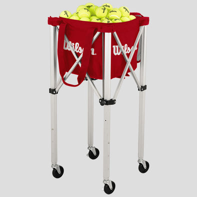 Wilson Tennis Teaching Cart with Red Bag