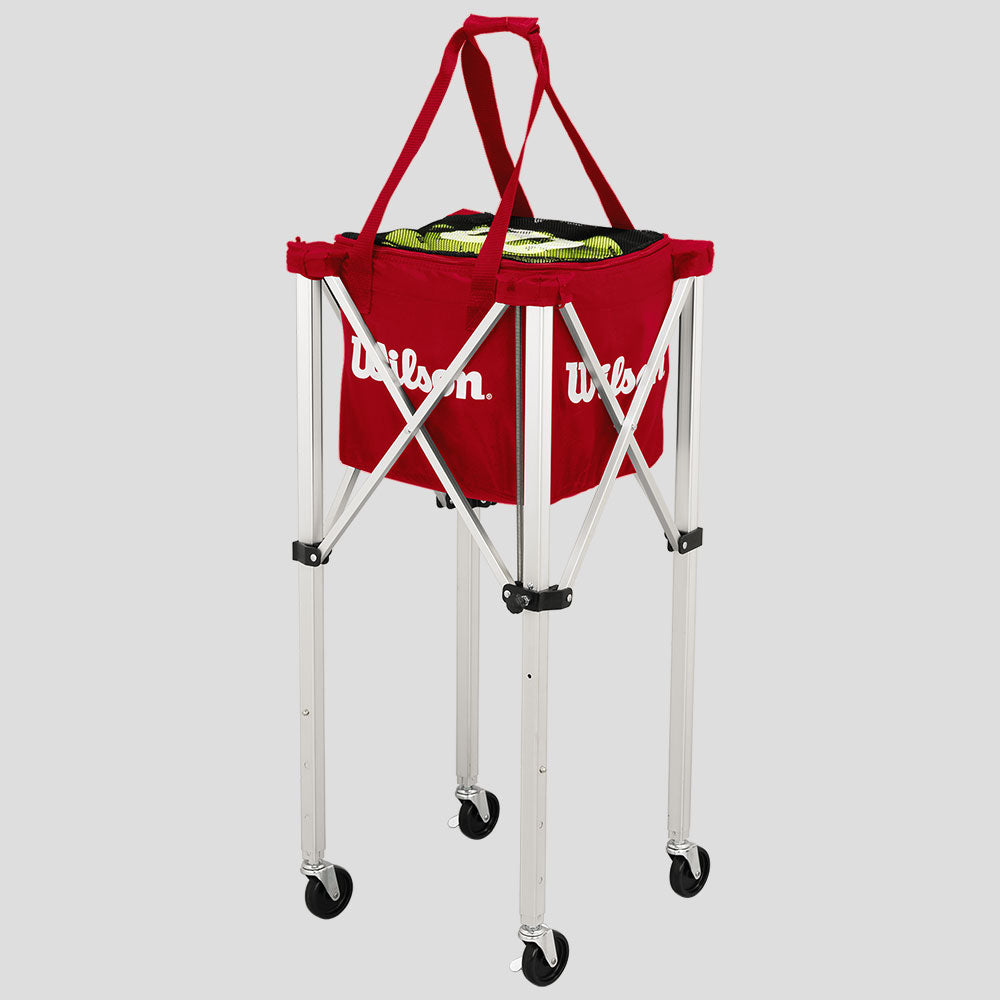 Wilson Tennis Teaching Cart with Red Bag