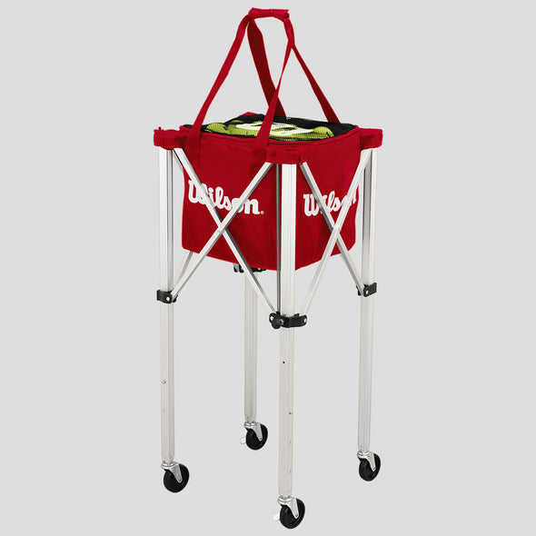Wilson Tennis Teaching Cart with Red Bag