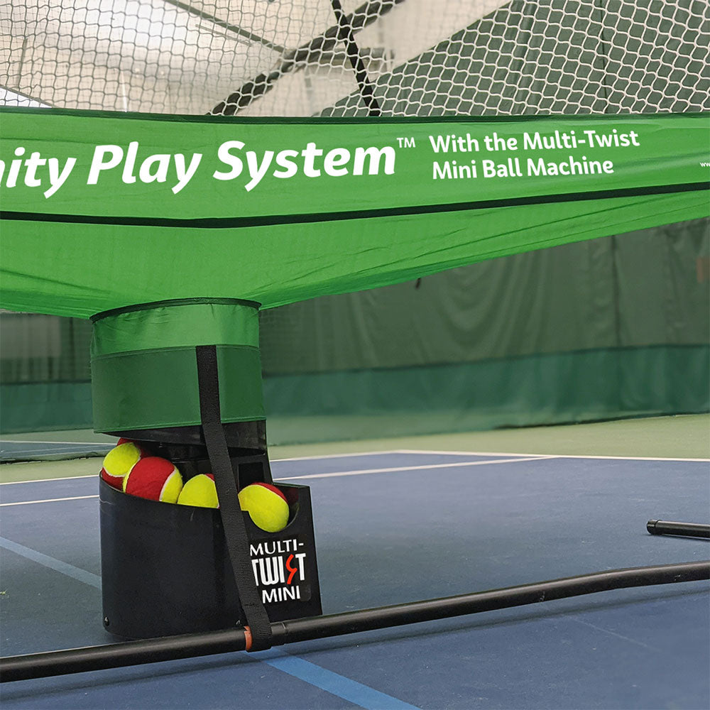 Oncourt/Offcourt Infinity Play System w/Multi-Twist Mini Ball Machine