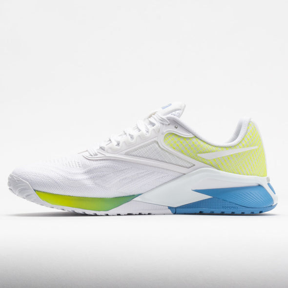Reebok Nano X2 Women's White/Essential Blue/Acid Yellow