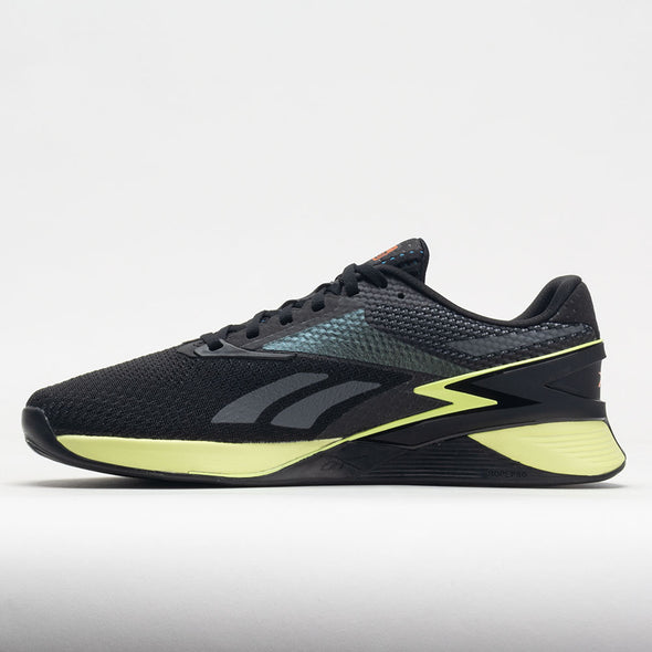 Reebok Nano X3 Men's Core Black/Energy Glow/Smash Orange