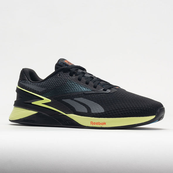 Reebok Nano X3 Men's Core Black/Energy Glow/Smash Orange