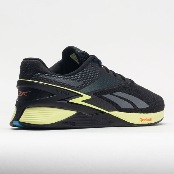 Reebok Nano X3 Men's Core Black/Energy Glow/Smash Orange